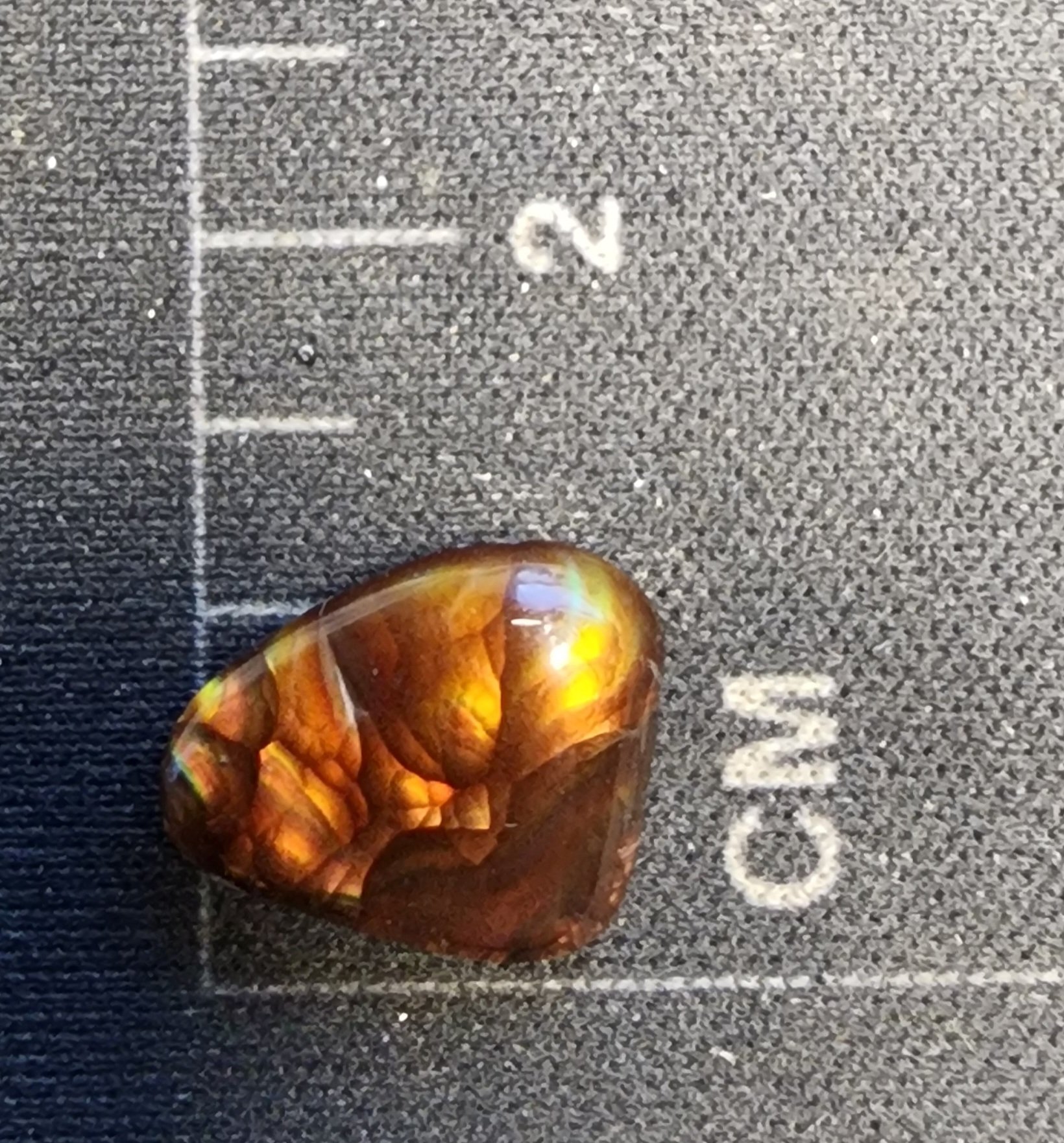 Stone Number 313 3.8 ct 13x11mm Triangle Polished Cabochon