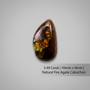 3.4ct teardrop cabochon
