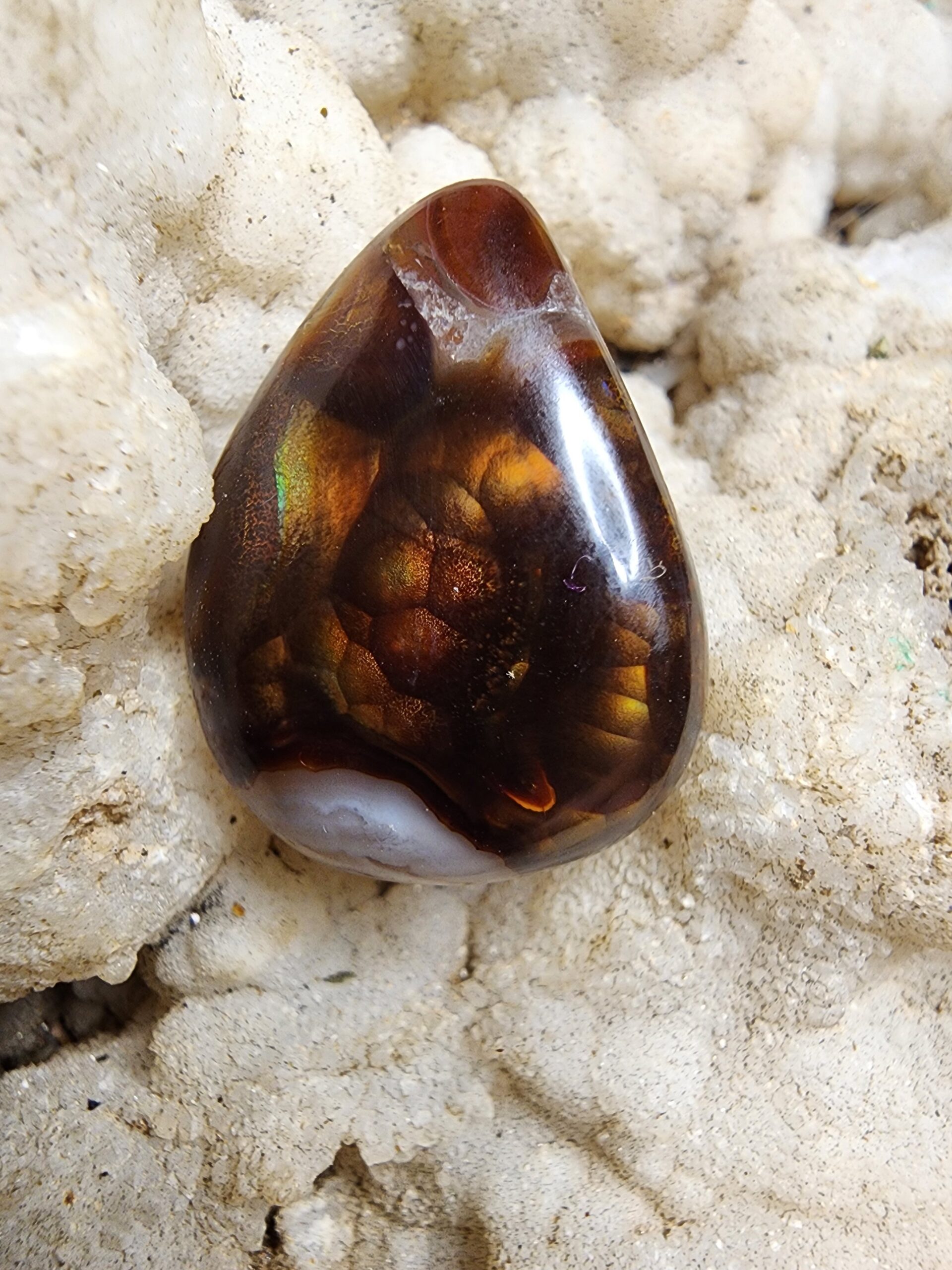 23.7ct Natural Teardrop Cabochon