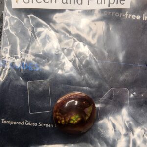 Stone 333 Imperial AAA Grade Fire Agate with green purple and gold flash